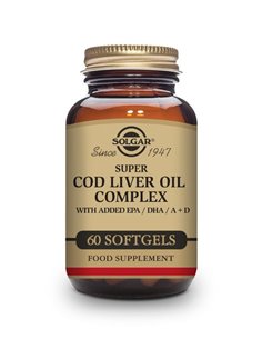 Super Cod Liver Oil Complex  60 cápsulas blandas Solgar