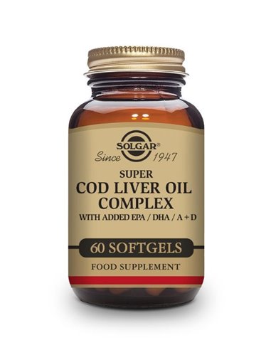 Super Cod Liver Oil Complex  60 cápsulas blandas Solgar