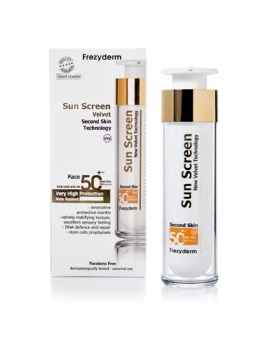 Sun Screen Spf 50+ Crema Facial Solar 50Ml. de Frezyderm