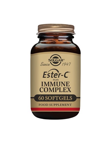 EsterC® Plus Inmune Complex   60 cápsulas blandas Solgar