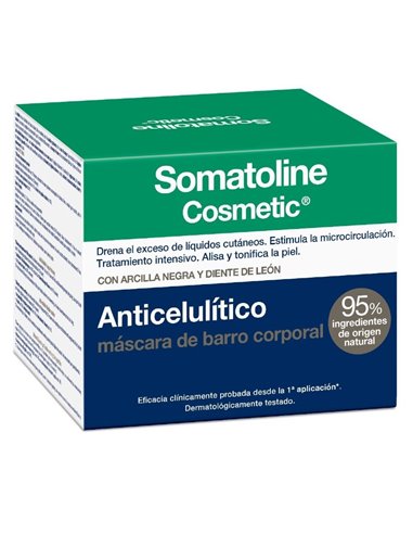 Somatoline Mascara Barro Anti Celulítico 500Gr de Somatoline