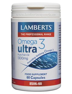 Omega 3 Ultra (Aceite de Pescado puro 1300 mg) de Lamberts