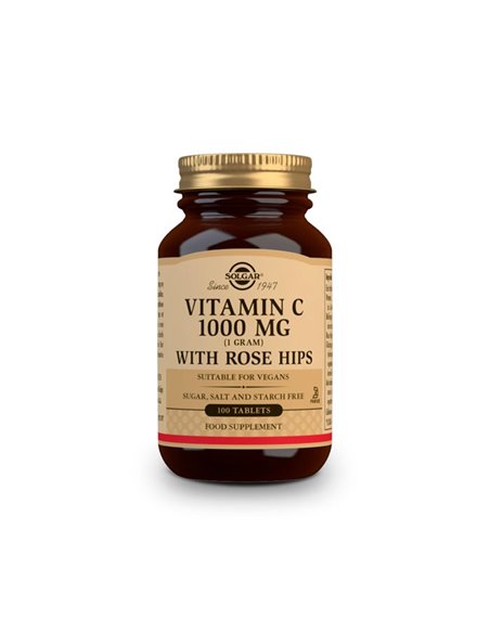 Vitamina C 1000Mg Rose Hips 100Comp. de Solgar