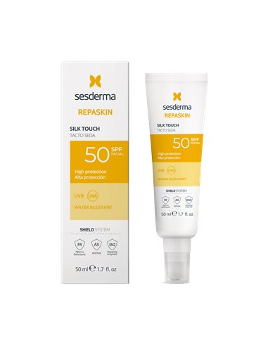 Repaskin Fotoprotector Spf50 Facial Tacto Seda 50M de Sesderma