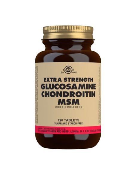 Glucosamina Condroitina Msm Extra Strength 120Comp de Solgar