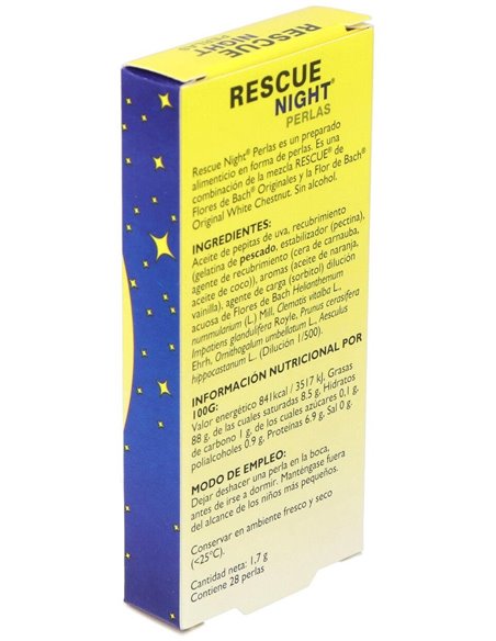 Rescue Night 28Perlas Flores Bach de Flores Bach Original