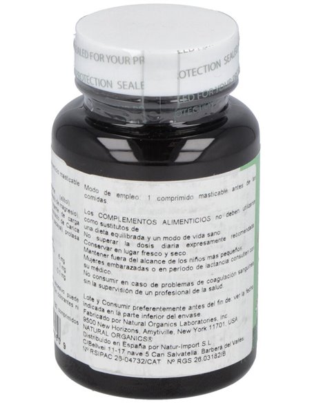 Papaya Enzime 180Comp. Masticable de Natures Plus