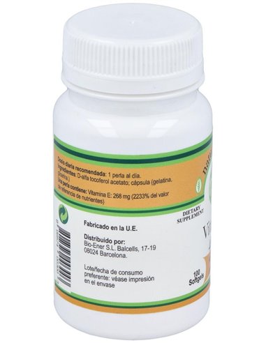 Vitamina E 400Iu 100Perlas de Nutri-Force