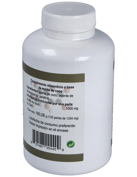 Aceite De Coco 1000Mg. 120Perlas de Ortocel Nutri-Therapy