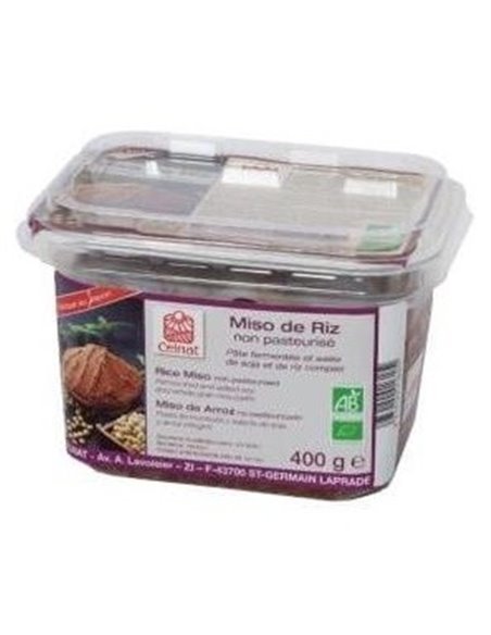 Miso De Arroz No Pasteurizado 400Gr. Bio de Celnat