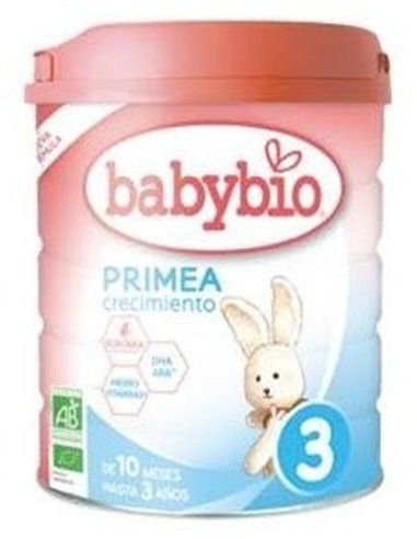 Leche Primea 3 Vaca Crecimiento 12-3Años 800G Bio de Babybio