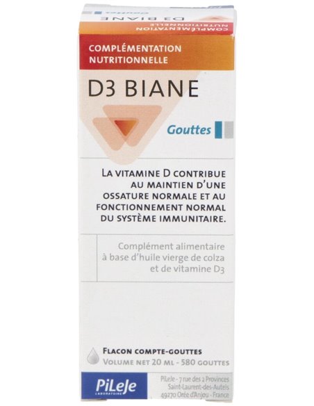 D3 Biane 20Ml. de Pileje