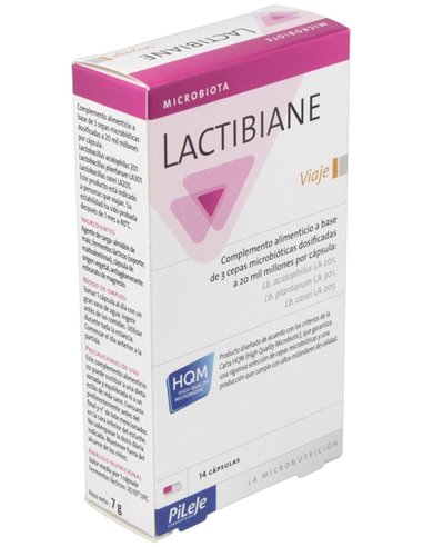 Lactibiane Voyage 14 cápsulas de Pileje