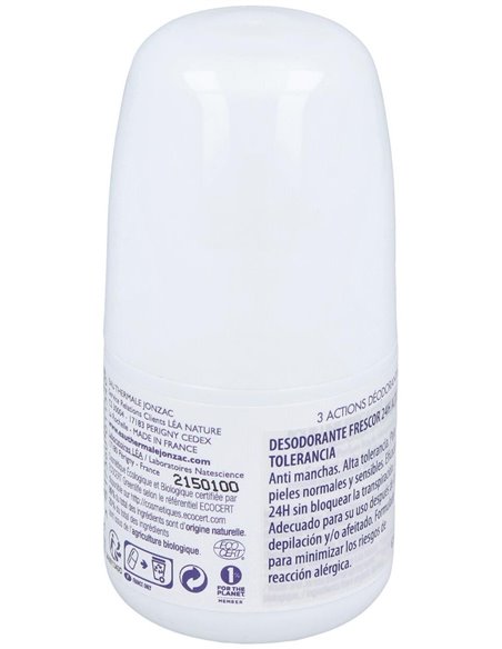 Desodorante Frescor 24H Hipoaler Roll-On  50Ml Bio de Jonzac Eco-Bio