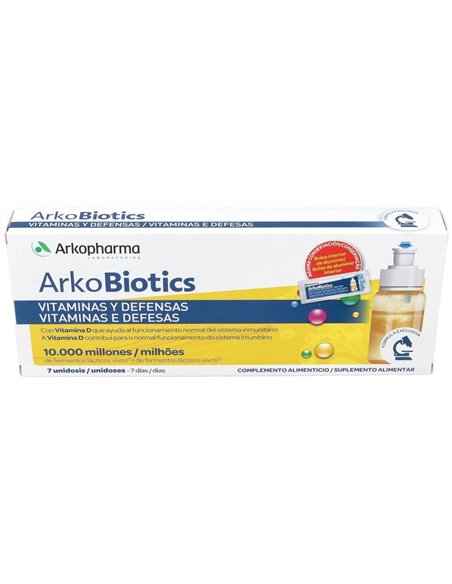 Arkobiotics Vitaminas Y Defensas Adultos 7Uni. de Arkopharma