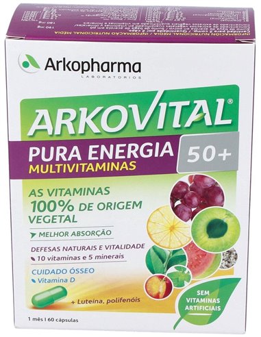 Arkovital Pura Energia Senior +50 60Cap. de Arkopharma