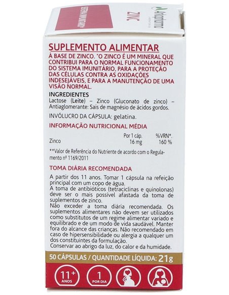 Arkovital Zinc 50Cap. de Arkopharma