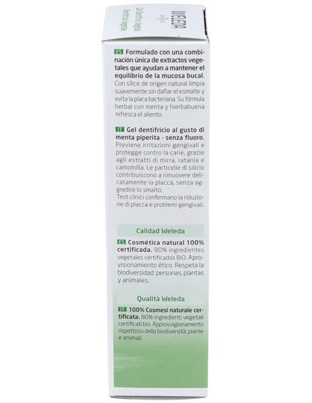Gel Dentífrico Vegetal 75ml  de Weleda