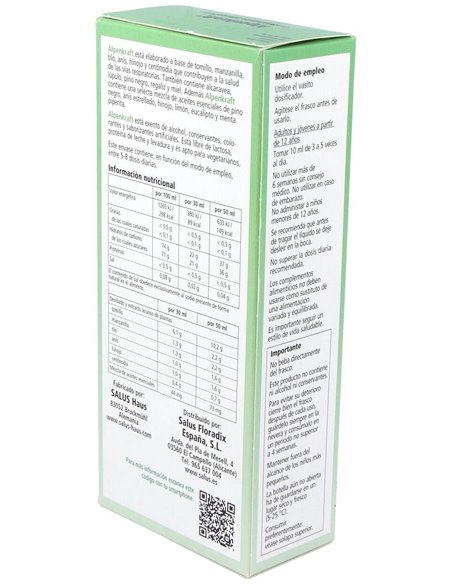Alpenkraft V.Respiratorias 250Ml de Salus