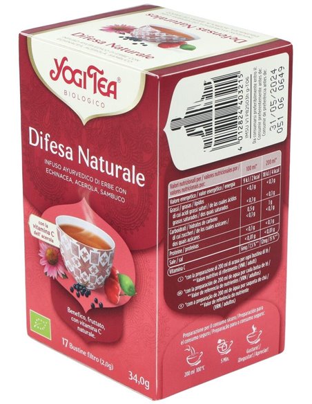 Yogi Tea Defensas Naturales 17Infusiones de Yogi Tea