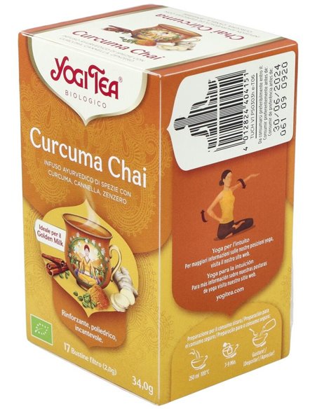 Yogi Tea Chai Curcuma 17 X 2 G de Yogi Tea