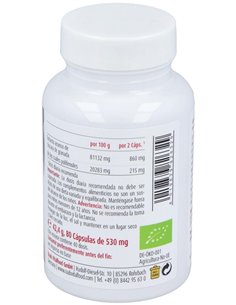 Granada bio 80 cápsulas, 530mg de Raab Vitalfood