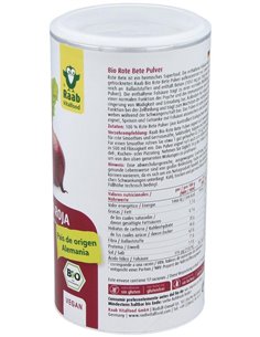 Remolacha roja polvo, 250g de Raab Vitalfood