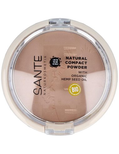 Maquillaje Compacto 02 Neutral Beige 9Gr. de Sante Naturkosmetik