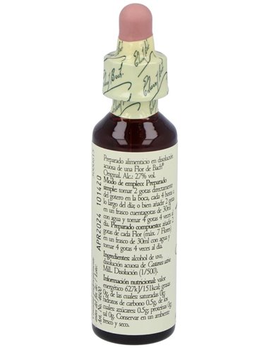 Flores Bach Sweet Chestnut Castaño Dulce 20Ml. de Flores Bach Original