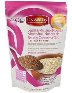 Semillas De Lino Con Nueces Almendras Q10 200Gr. de Linwoods