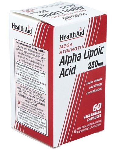 Acido Alphalipoico 60Cap. Health Aid de Health Aid