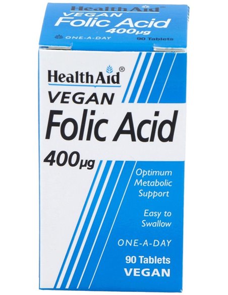 Ácido Fólico 400 ?g 90 Comp de Health Aid