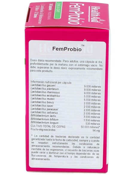 Femprobio 30 Vcáps de Health Aid