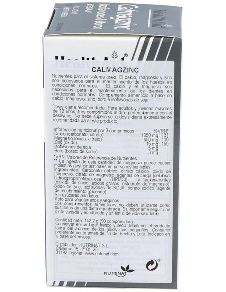 Calmagzinc 90Comp. Health Aid de Health Aid