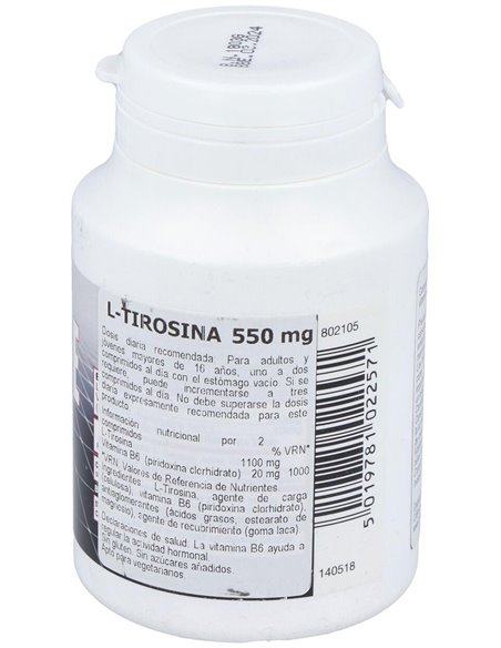 L-Tirosina 60Comp. Health Aid de Health Aid