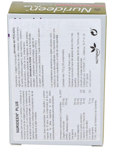 Nurideen® Plus 60 Comp de Health Aid