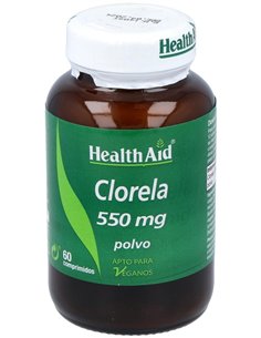 Chlorella 550Mg. 60Comp. Health Aid de Health Aid