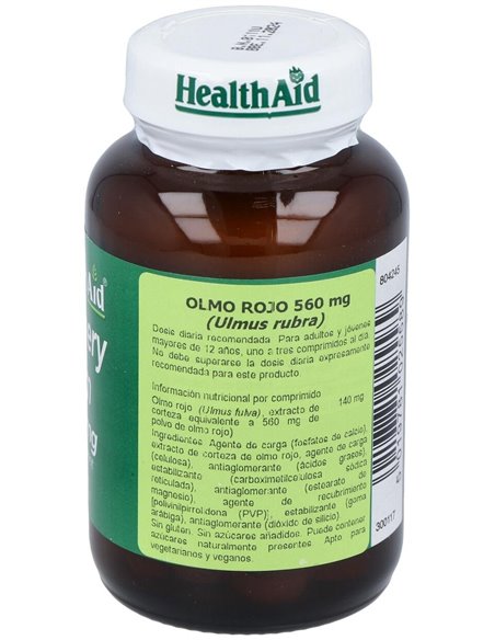 Olmo Rojo (Ulmus Fulva) 560 Mg 60 Comp de Health Aid