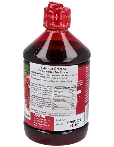 Zumo De Granada Alta Potencia 500 ml  de Madal Bal