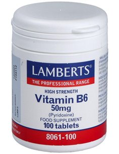 Vitamina B6 50 mg (Piridoxina) de Lamberts