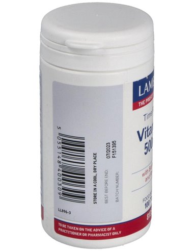 Vitamina C 500 mg + Bioflavonoides Time Release de Lamberts