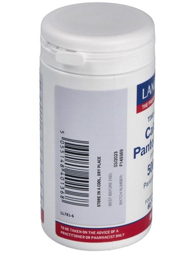 Pantotenato de Calcio 500 mg Lib. Sostenida de Lamberts