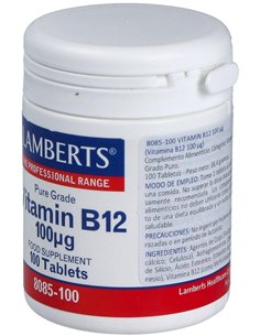 Vitamina B12 100 µg de Lamberts