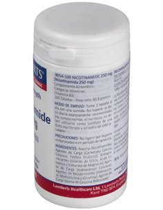 Nicotinamida 250 mg (Vitamina B3) 100 Tabs. de Lamberts