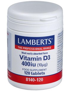 Vitamina D3 400 UI (10 µg) de Lamberts