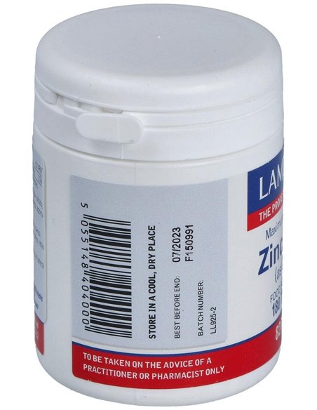 Zinc 15 mg (Como citrato) 180 Tabs. de Lamberts