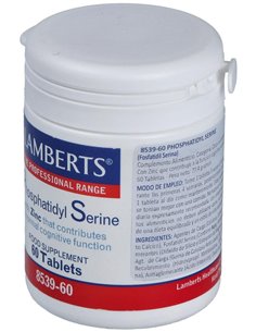 Fosfatidil Serina 100 mg con Zinc 5 mg de Lamberts
