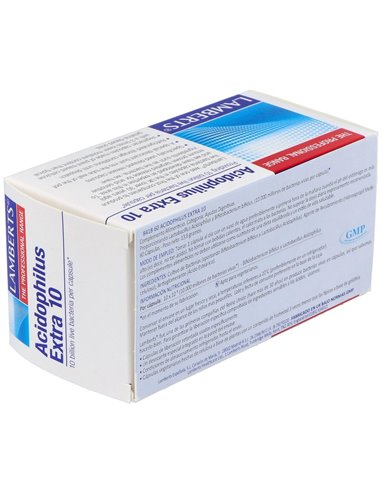 Acidophilus Extra 10 (10000 millones por cápsula) de Lamberts