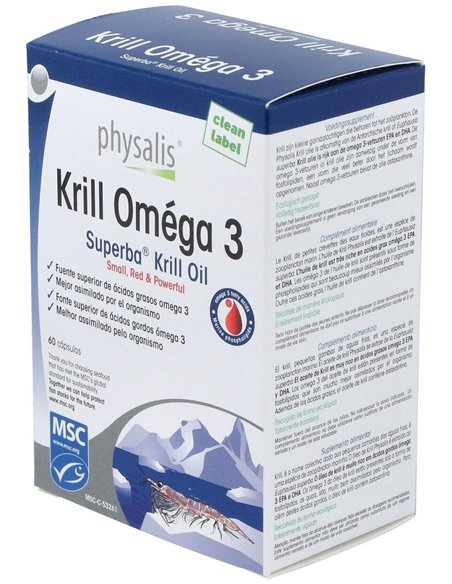 Krill Omega 3 60Cap. de Physalis