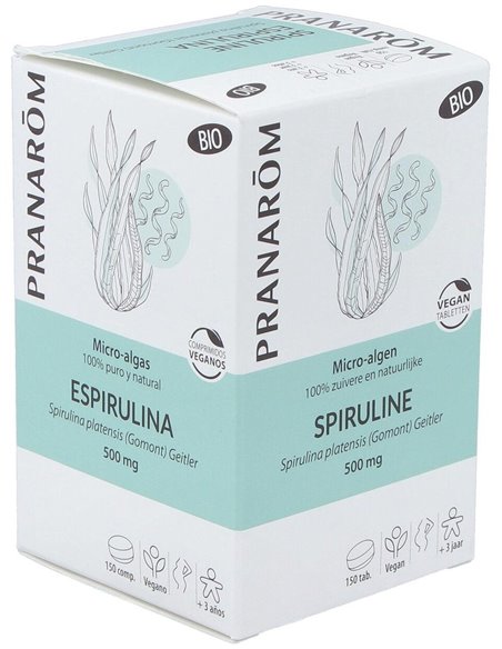 Espirulina Micro Algas 150Comp. Bio Vegan de Pranarom P.Acabado